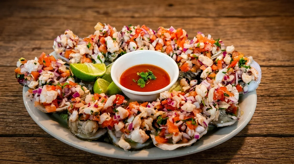 Chef's hands working a parrillada